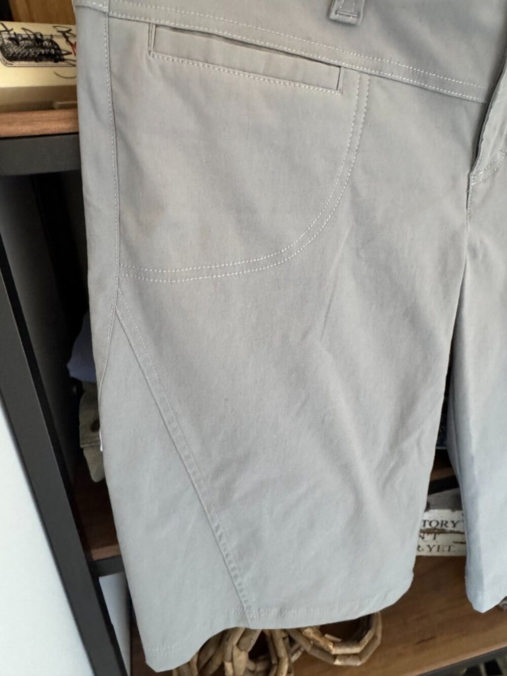 Athleta Olive Bermuda/Hiking Short - Size 12 - Picture 2 of 4